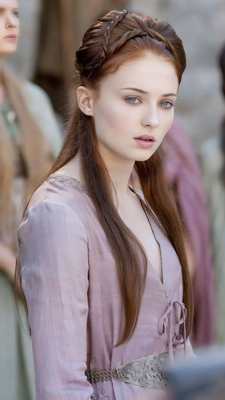 The series house of the dragon. A luxurious medieval throne ball, where a view of the stormy sky opens, a young princess is here. She has lo...