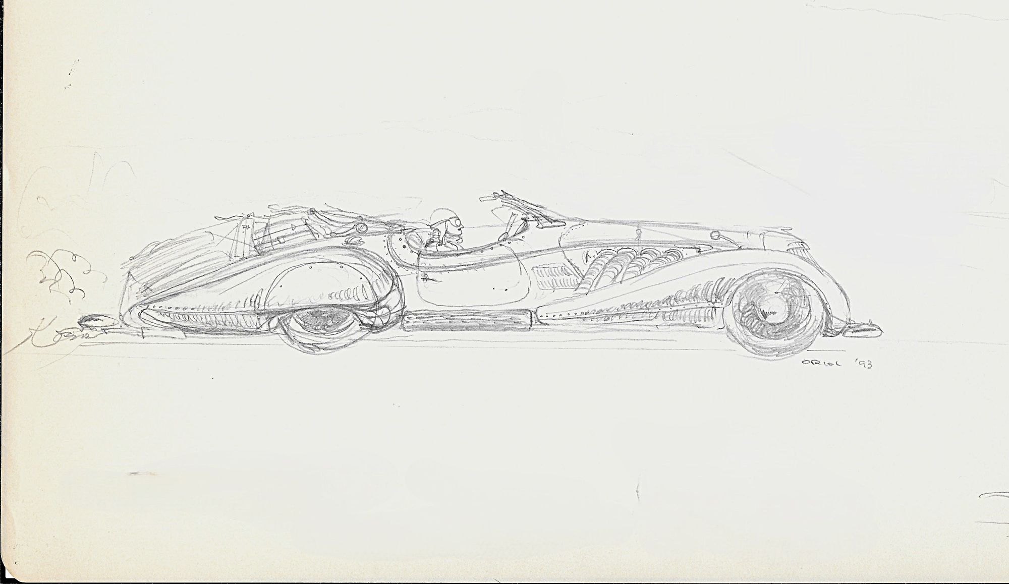 Retro convertible self survival car