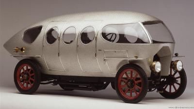 An old steampunk car