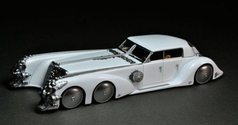 Retro coupe supercar prototype