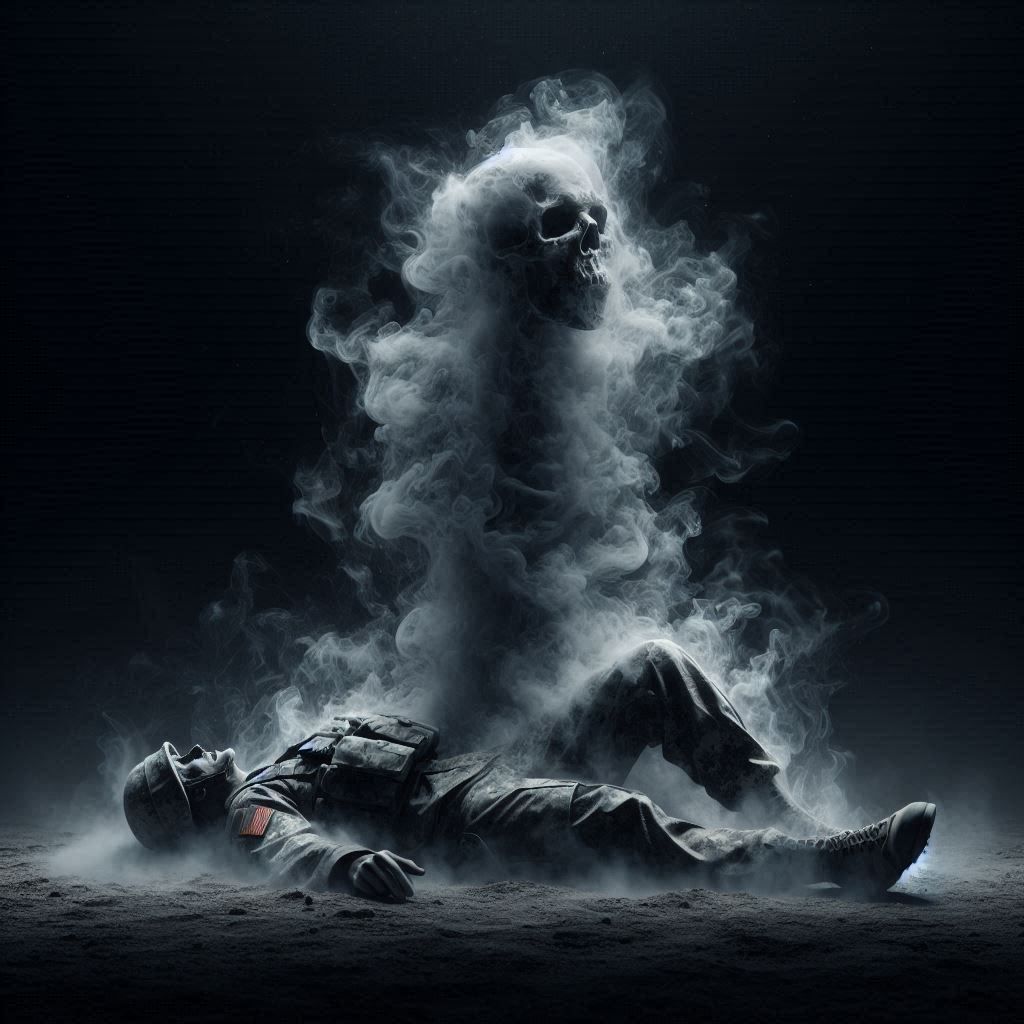 Horror girl elf Zdzisław Beksiński brutalism gouache