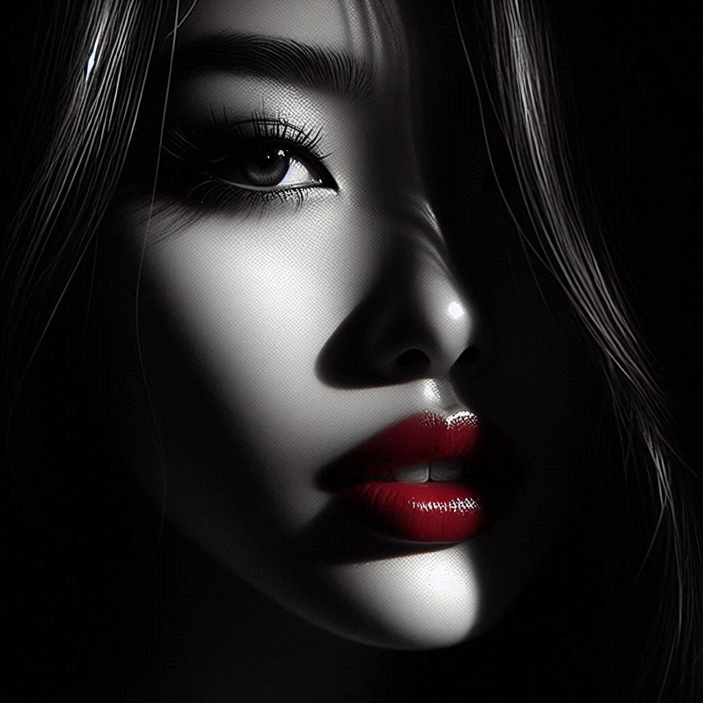 Lovely face girl Redhair acrylic art airbrush art