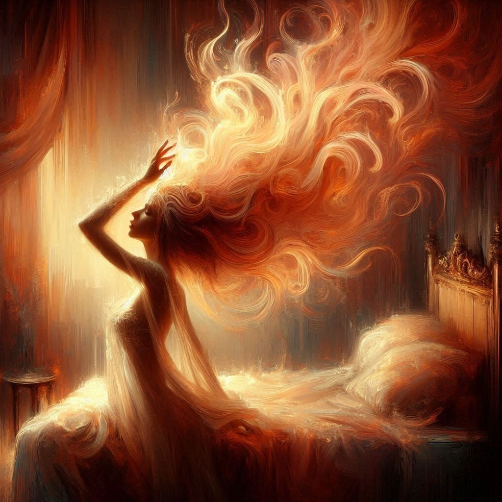 Girl cool colors deep color gothic art golden eyes Pablo Picasso Van Gogh Tim Burton tetradic colors