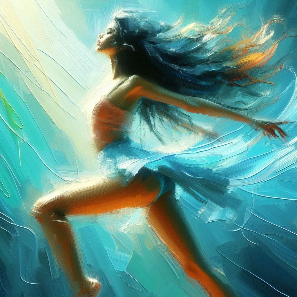 thick brush strokes  , long hair , amazing detaling Zdzisław Beksiński Van Gogh, positive monster beauty girl quilling polished dye-transfer