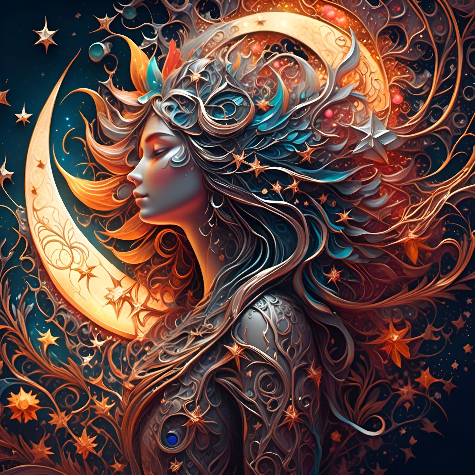 Spectacular beauty chinase girl contrasting colors brutalism art Brut