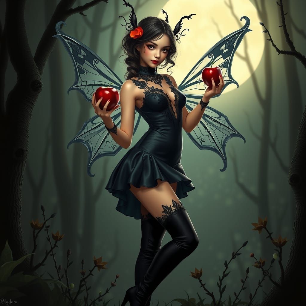 Fairy intricately detailed analogous colors expressionism oil on canvas motion blur Art of Illusion crepuscule