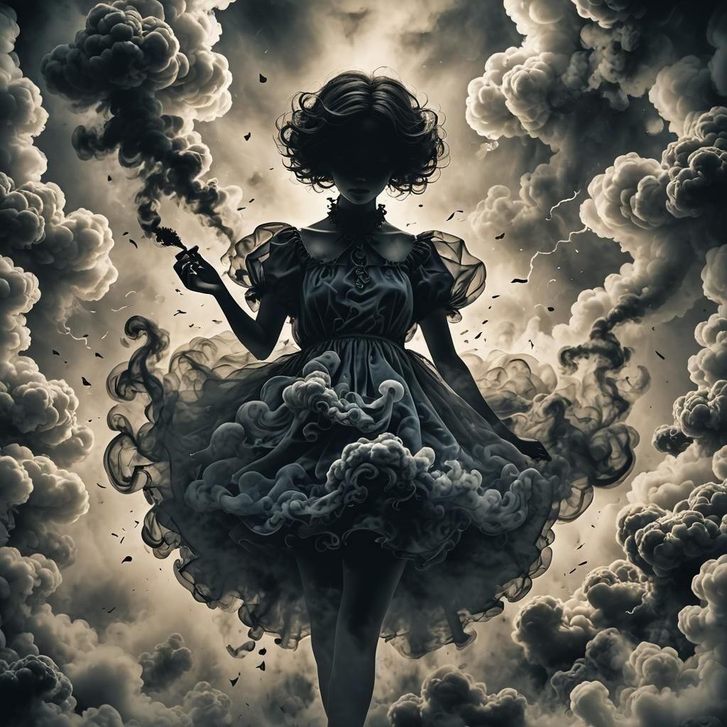 grim reaper Van Gogh Tim Burton green and magenta impressionism