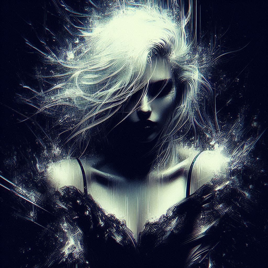  robot girl beauty 8k resolution concept art monochromatic expressionism