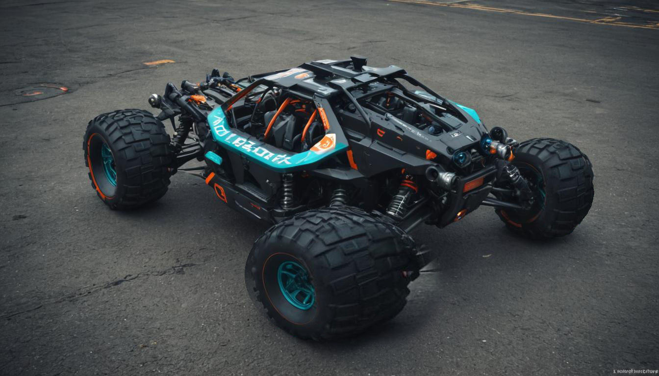 cyberpunk future buggy