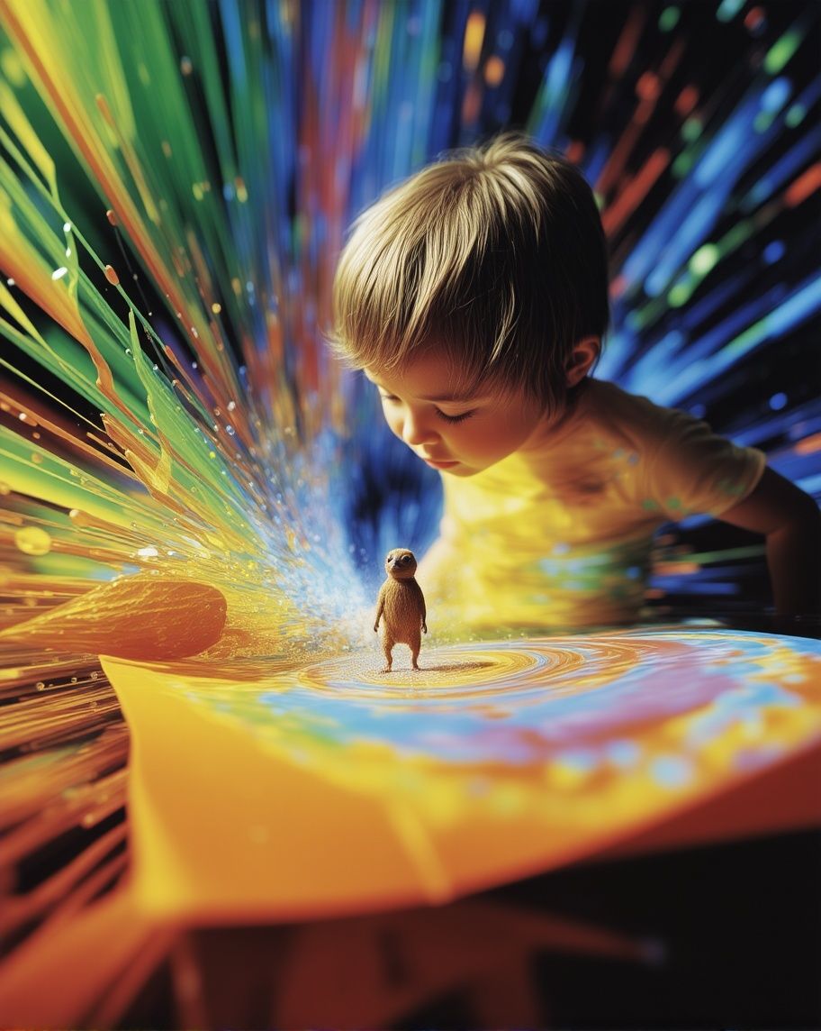 A child with the power to bring drawings to life, creating friends and adventures on paper.