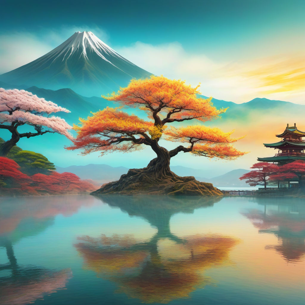 A beautiful ancient sakura tree #6