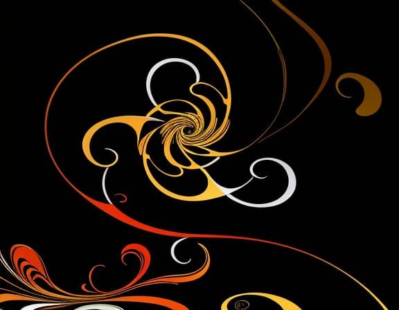 abstract swirls, detailed, masterpiece, high quality, octopus close up