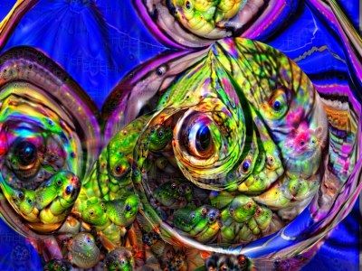 Psychedelic worm hole