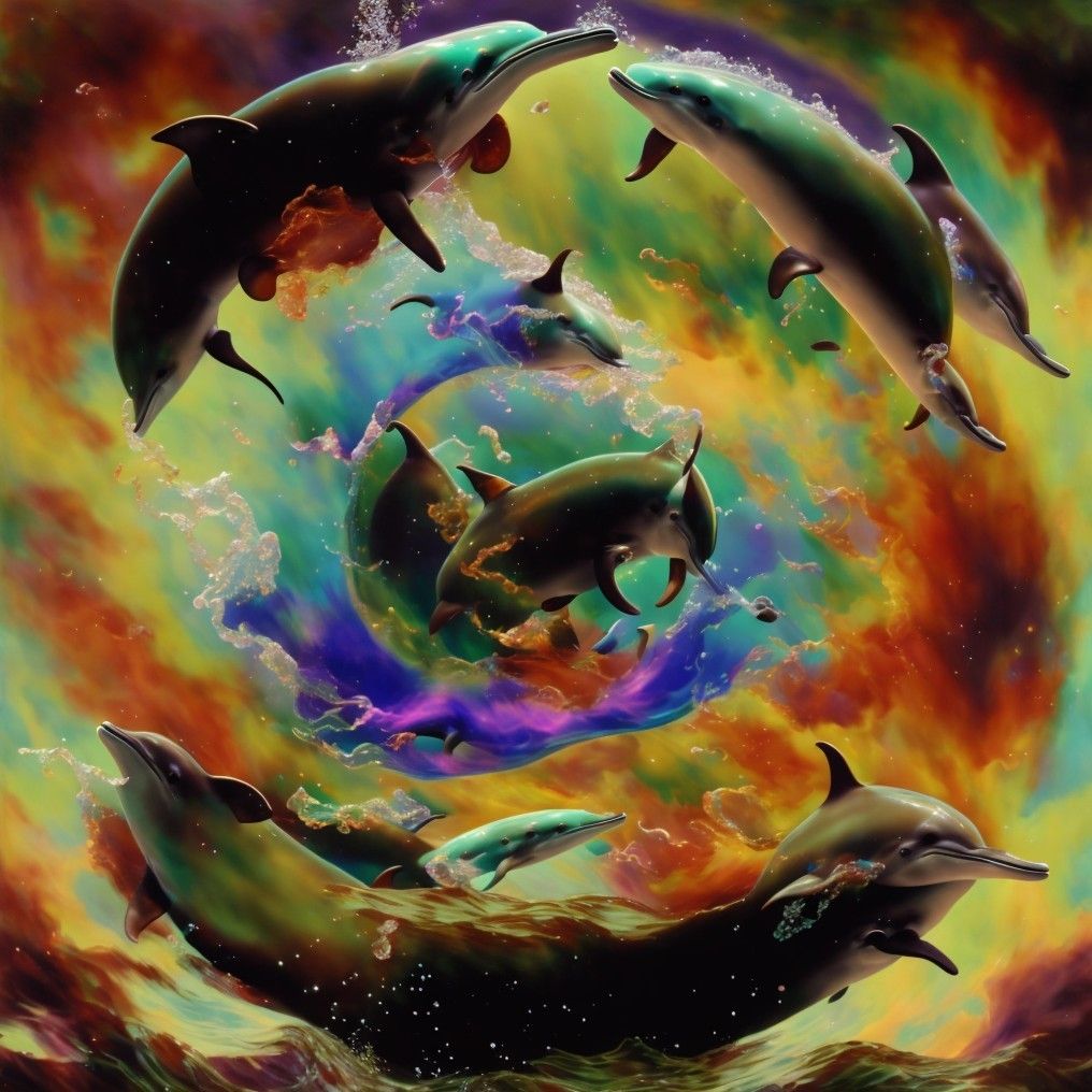 Psychedelic transcendent magic mushroom
And a ant