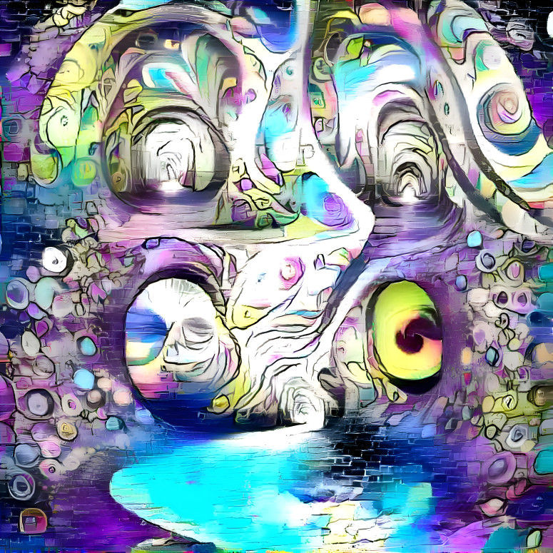 <lora:Macabre:1.0> <lora:glass:1.0> Hands on side of face Screaming 