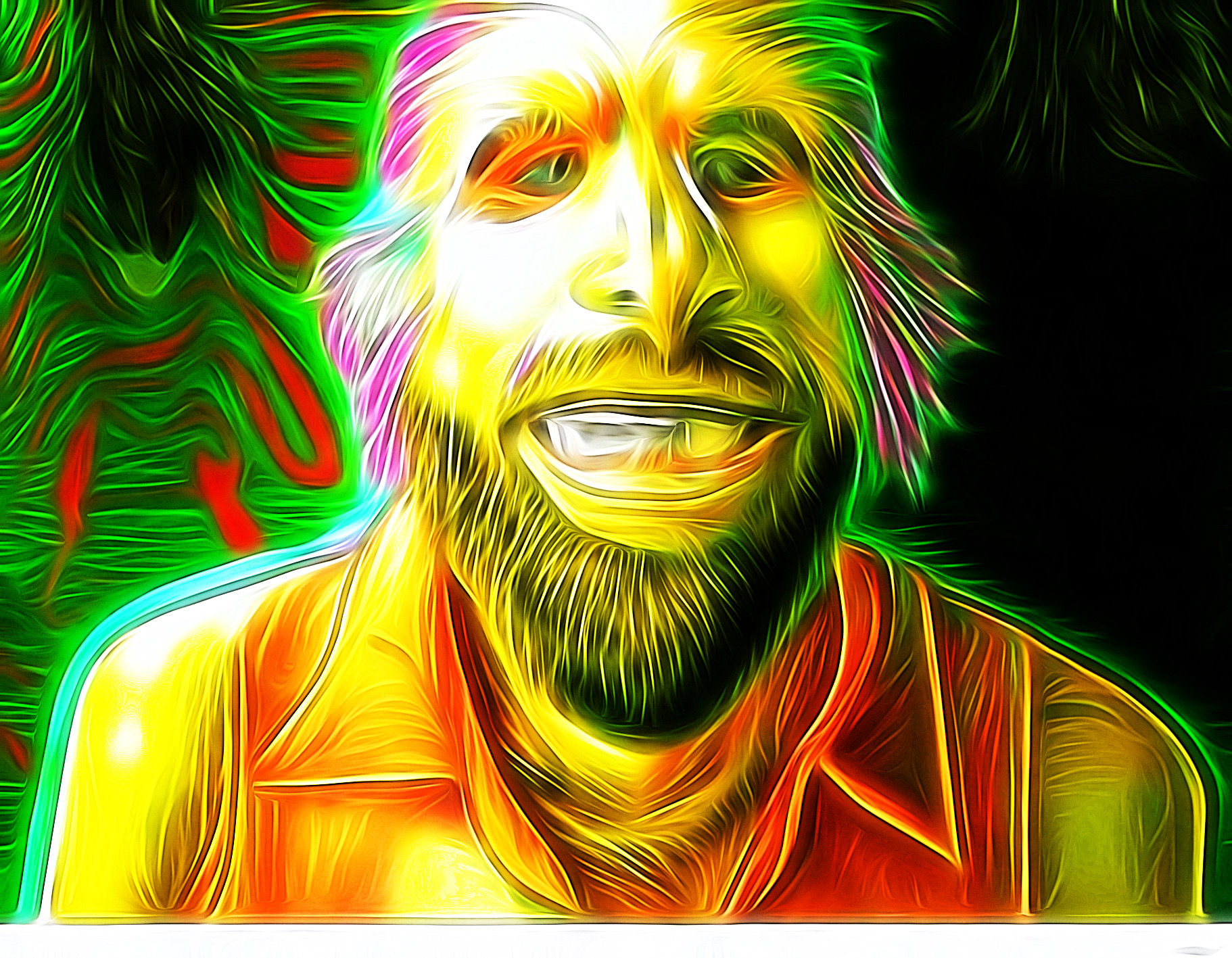 Phychedelic rain deer 