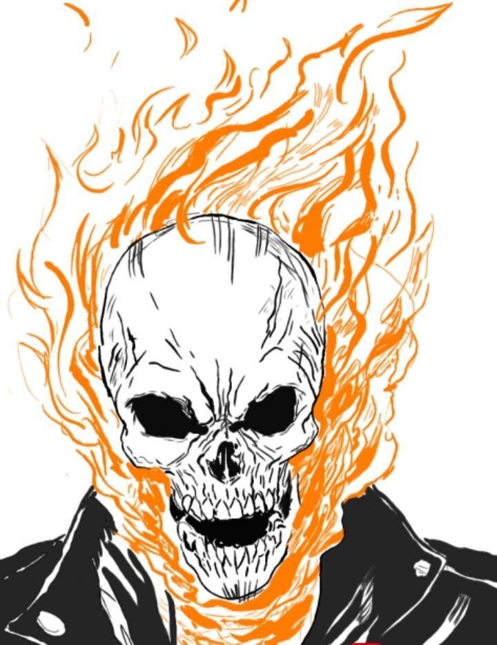 Ghost Rider sketch  DibujArte Amino