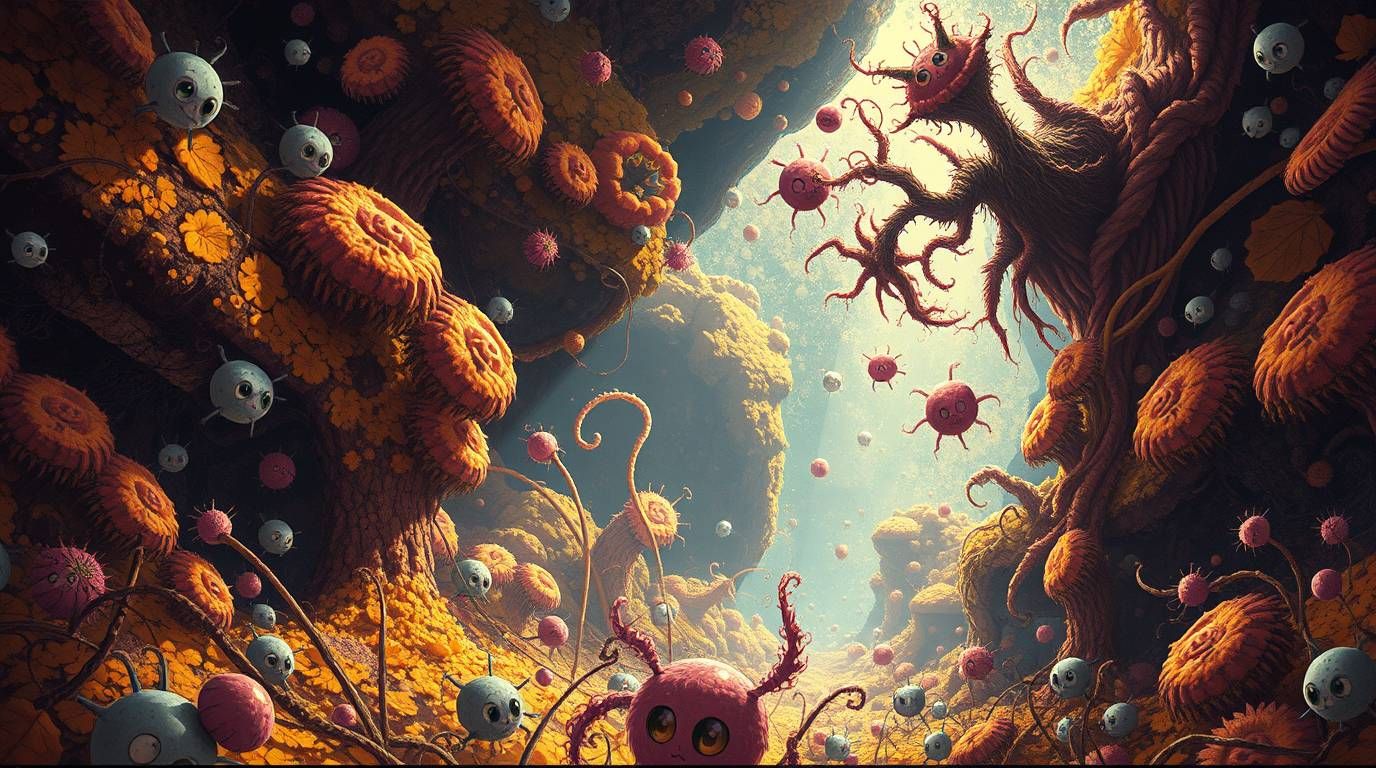 River in a forest landscape 