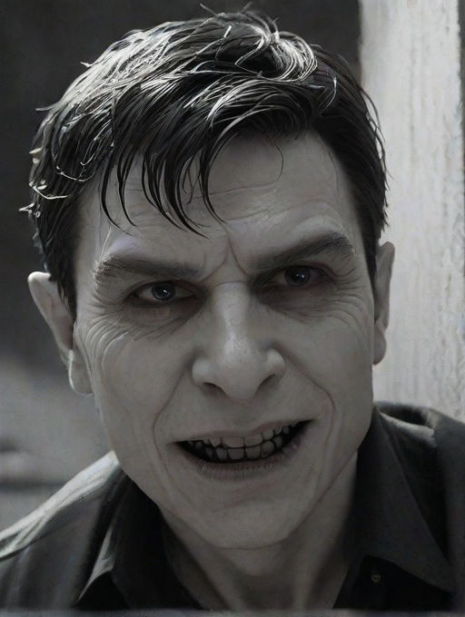 Live action Hyperphotorealistic award winning photography Nigh omnipotent cosmic deity transformed real life face handsome villain Pokémon l...