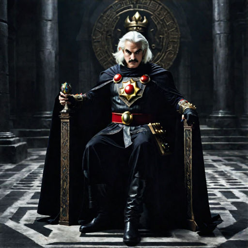 Lord Zekk is radiating a nigh omnipotent cosmic godly nonexistent aura of ultimate malice and pure darkness itself.The throne room walks are...