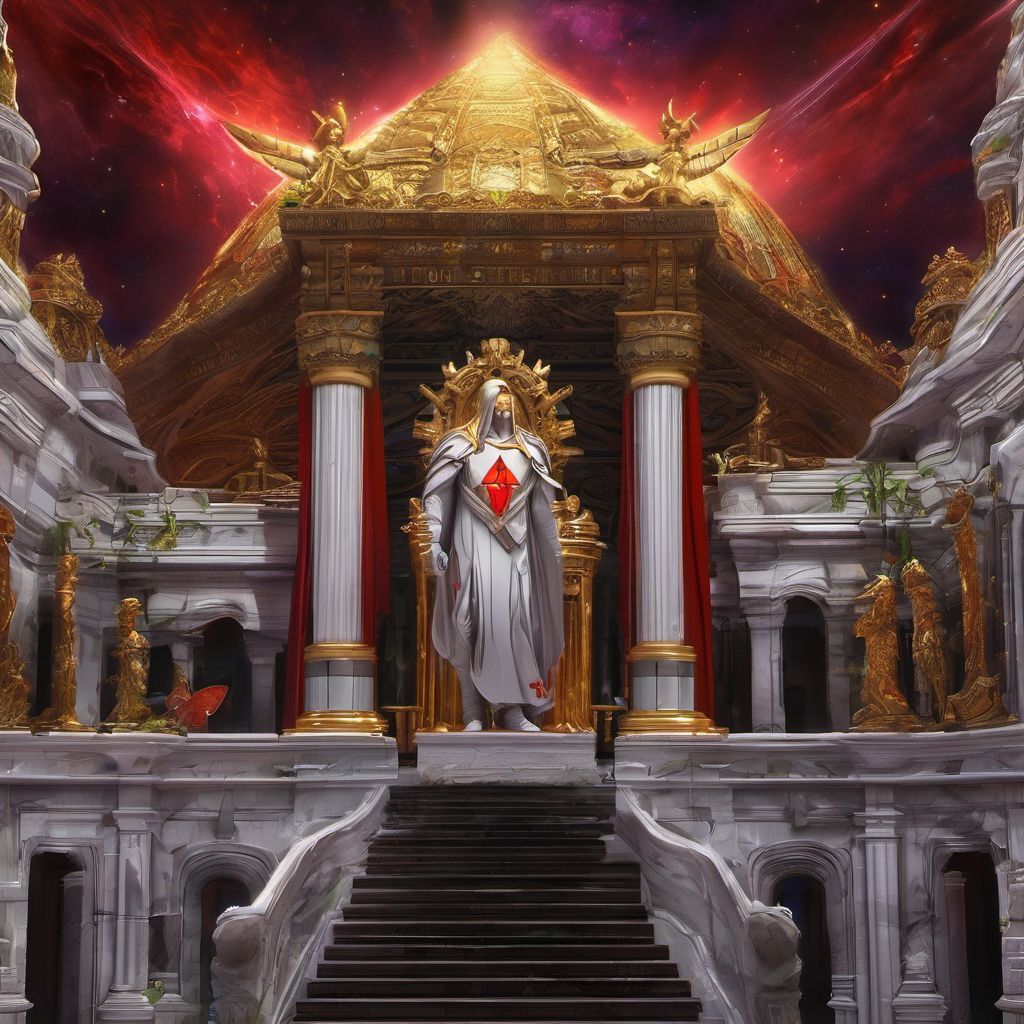 Dragon god creatures animal being slowly freed from their stone encased prisons by a beautiful young human female witch using her own magic to play a violin