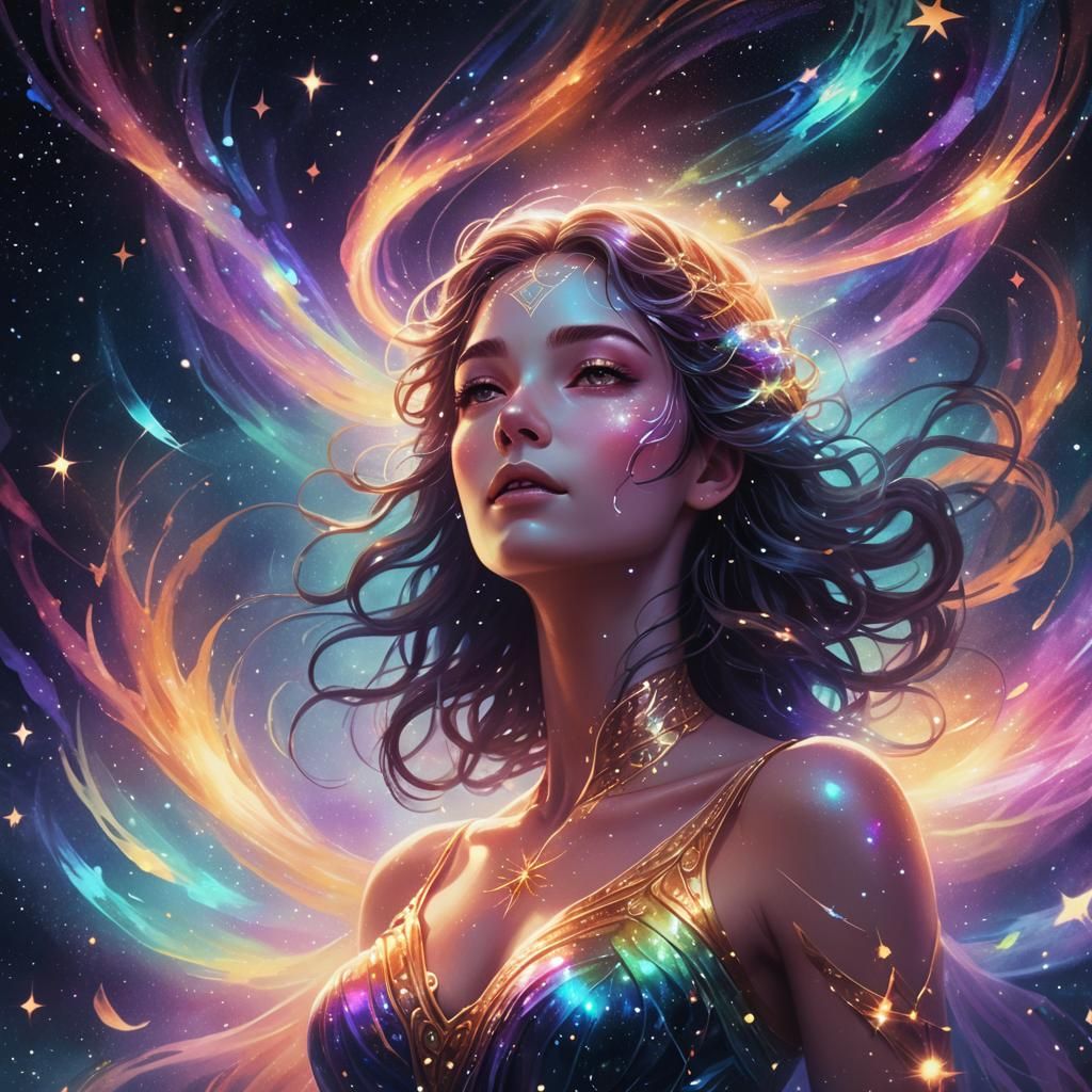 An ethereal goddess in a garden of roses. Amazing. Beautiful 