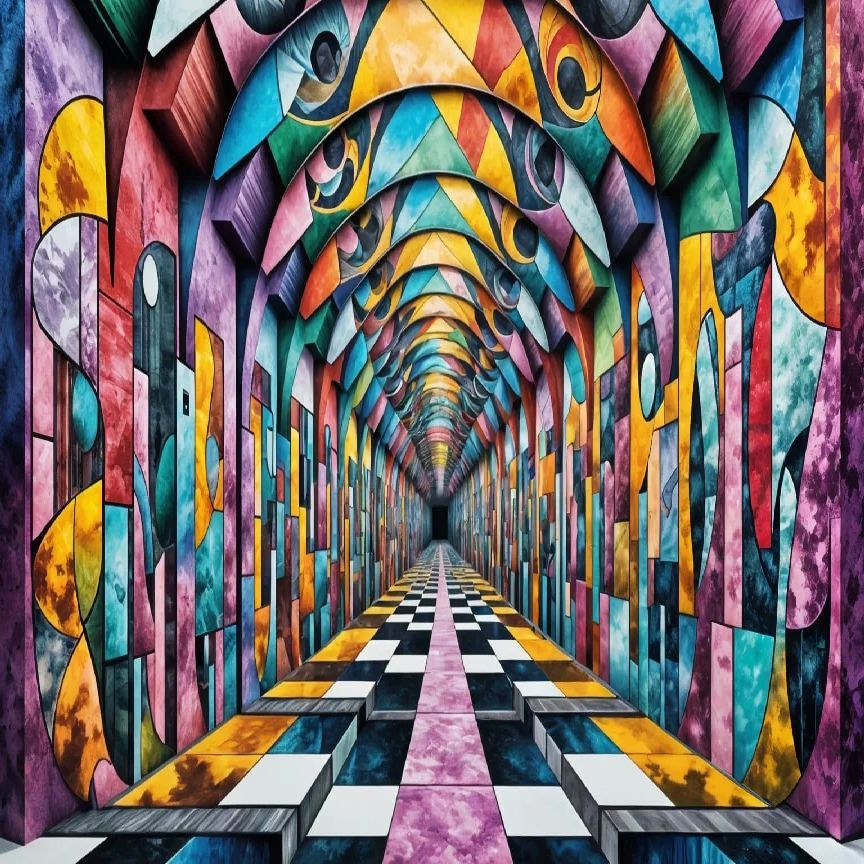  A solitary object, a perfect sphere of polished obsidian, floats weightlessly above a vast, undulating desert of shimmering, iridescent san...