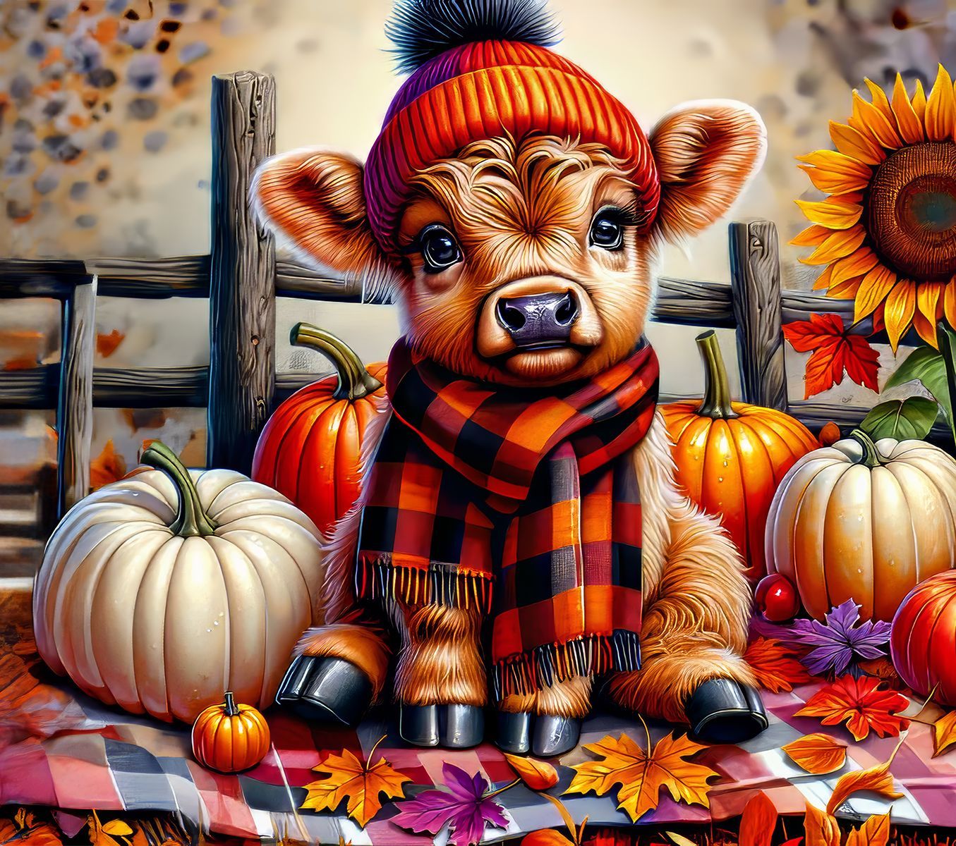 Highland Cow Ready or Fall