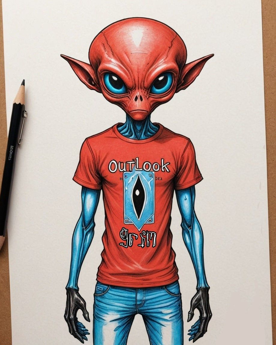 Outlook Grim Alien Fan 👽 