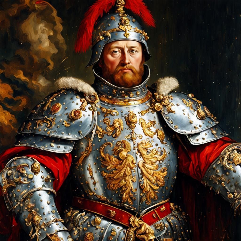 Maximilian II in his Hercules Armor 