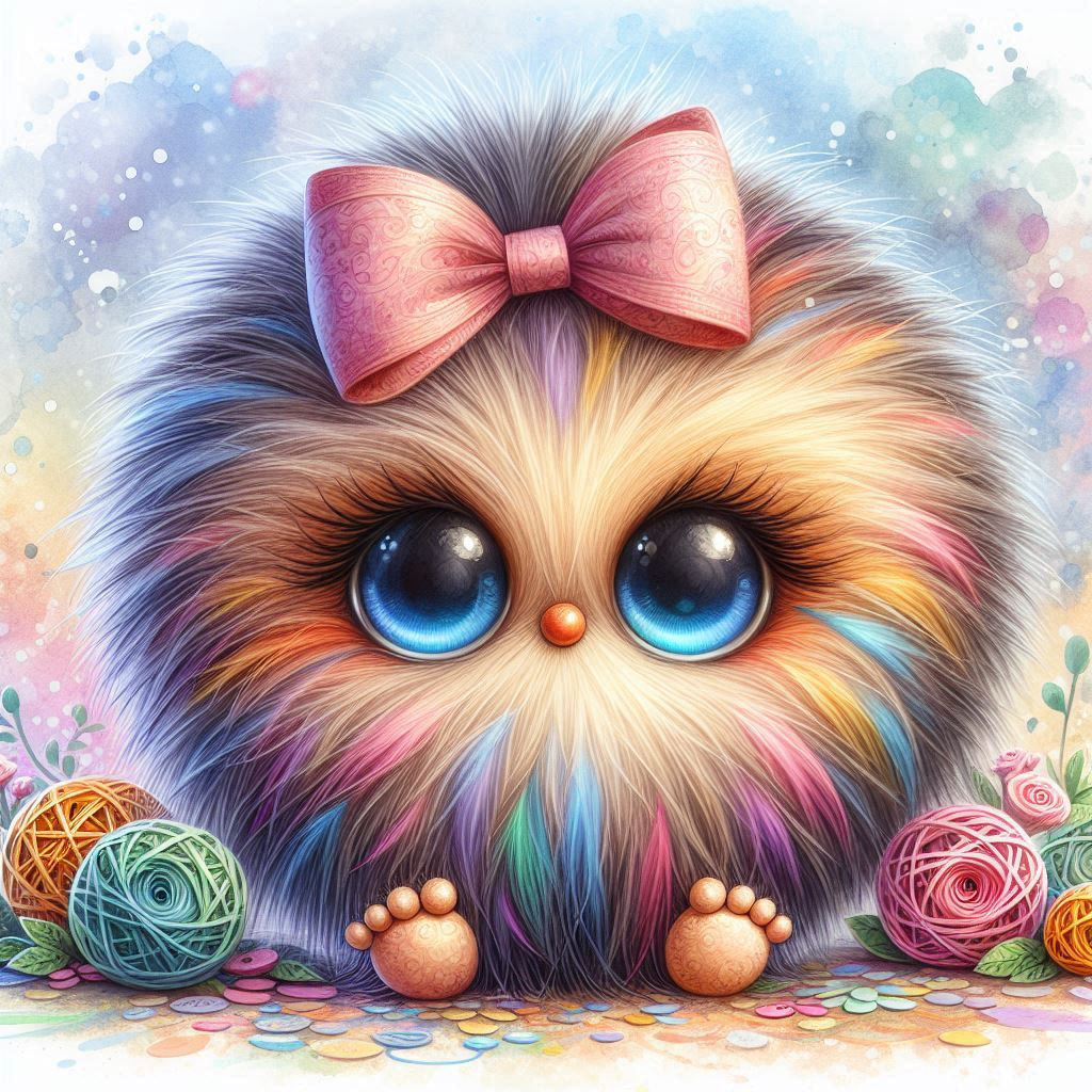 Fluffy puppy