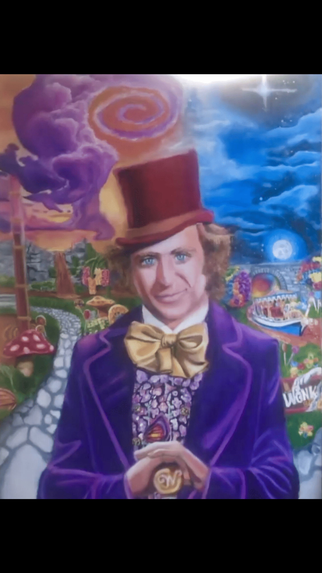 Portrait of Gene Wilder as Willy Wonka