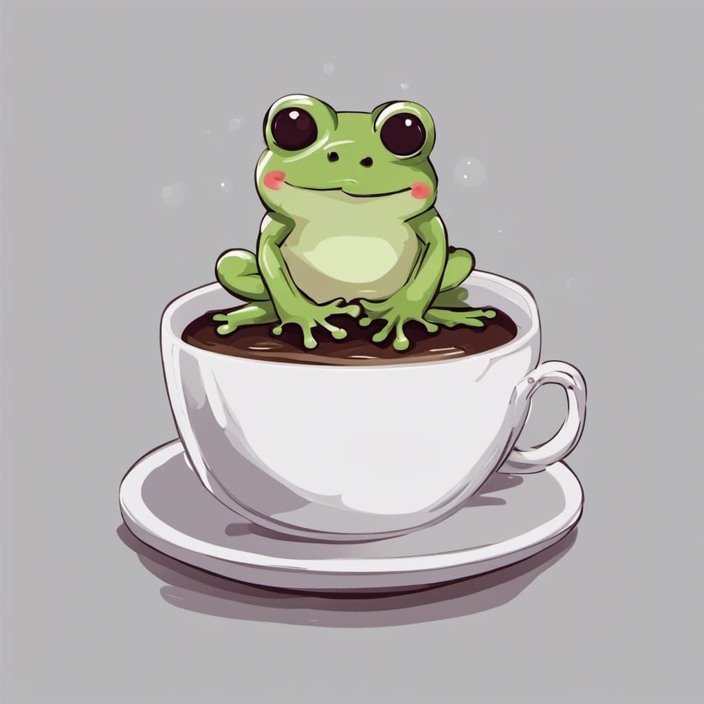 a nice cup of frog