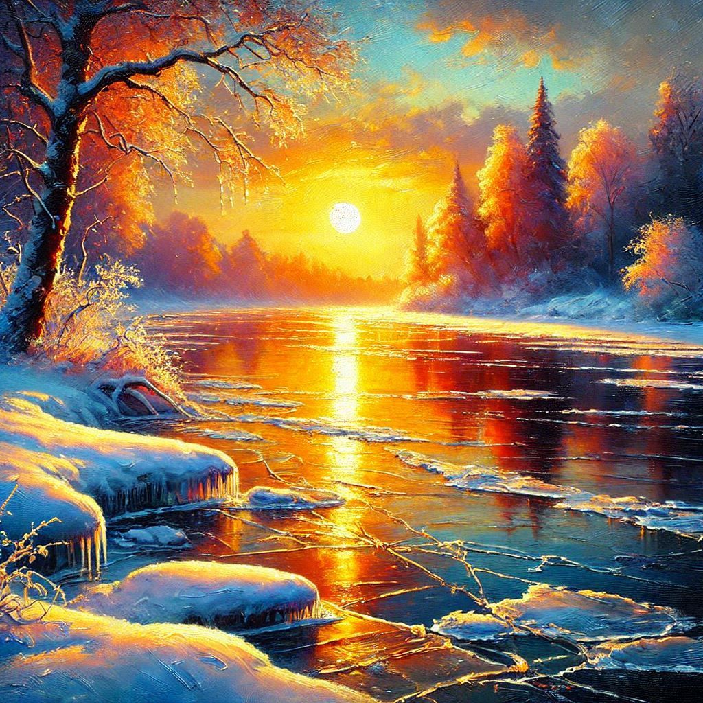 Colorful Winter Morning