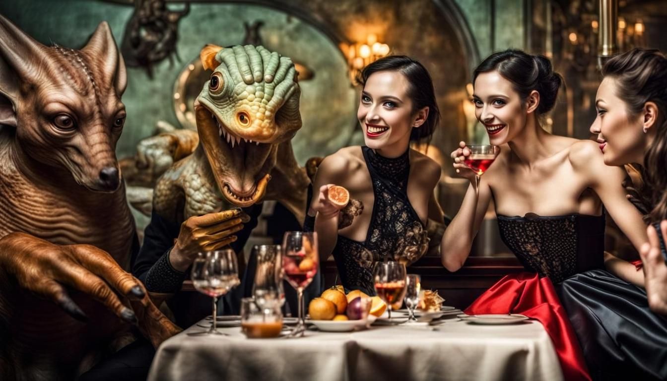 'Hookup across the Galaxy' in one of the Sleaze Glossies... 