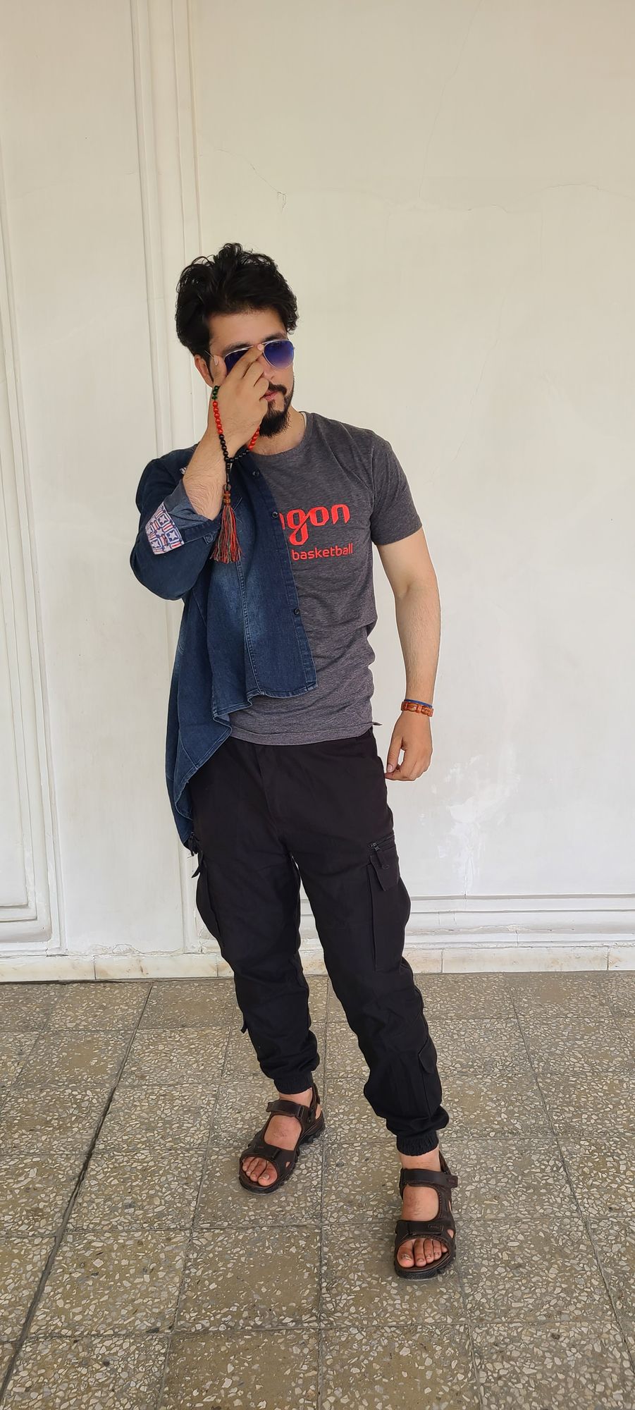 A creature half pig, half Lion, Standing in some German forrest