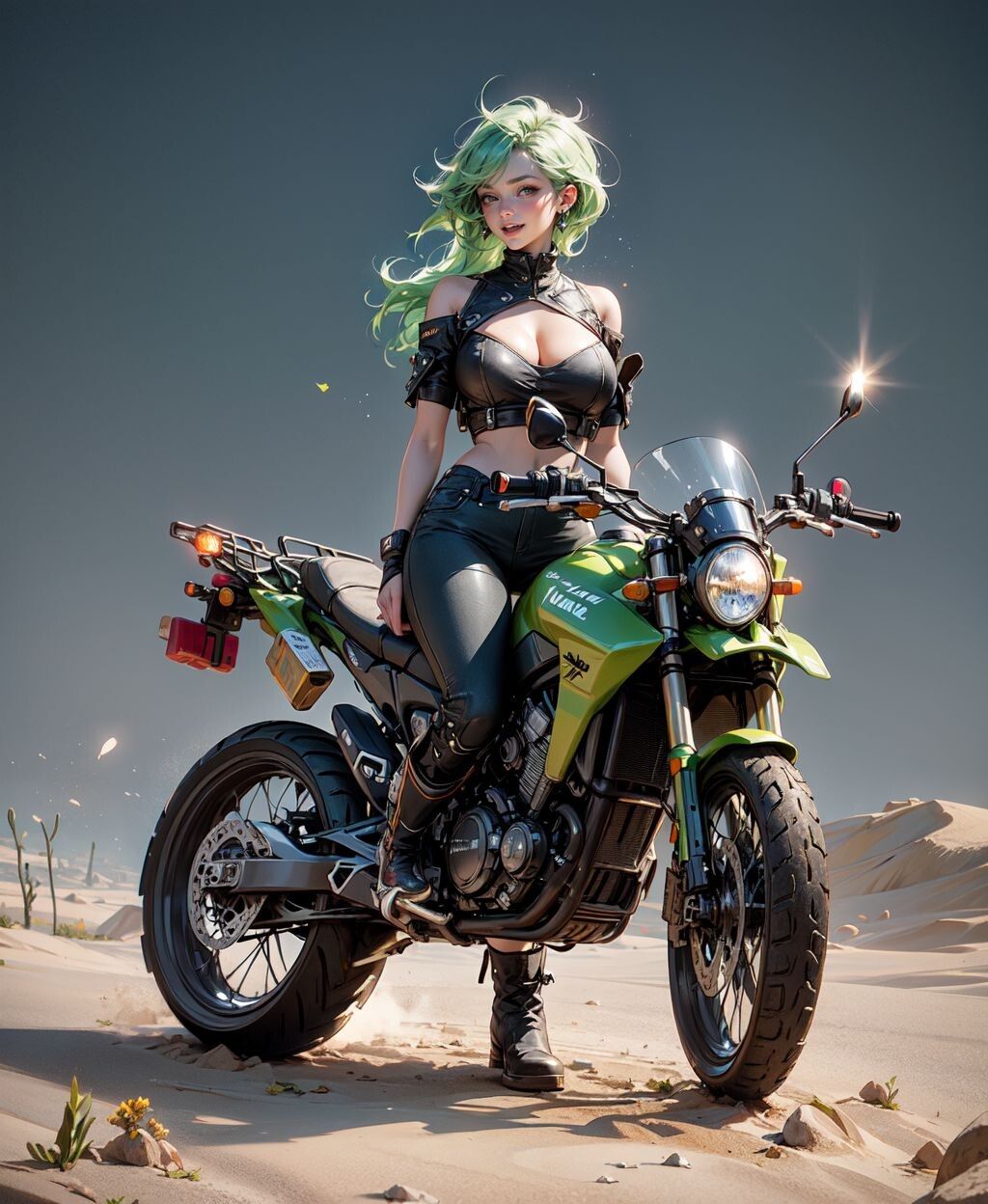  Трасса в горах Тянь Шань detailed matte painting, deep color, fantastical, intricate detail, splash screen, complementary colors, fantasy c...