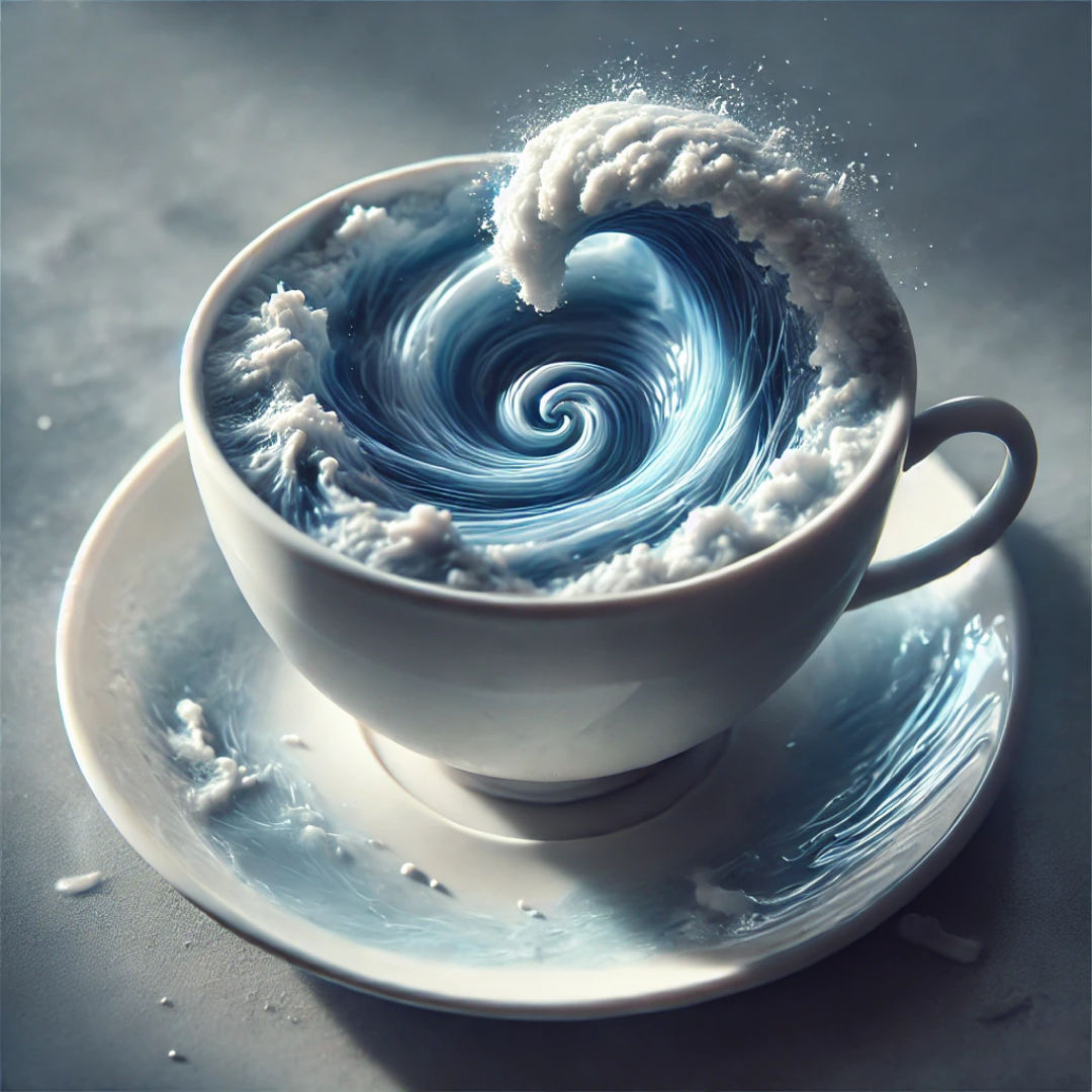 Extreme maelstrom in a cup 