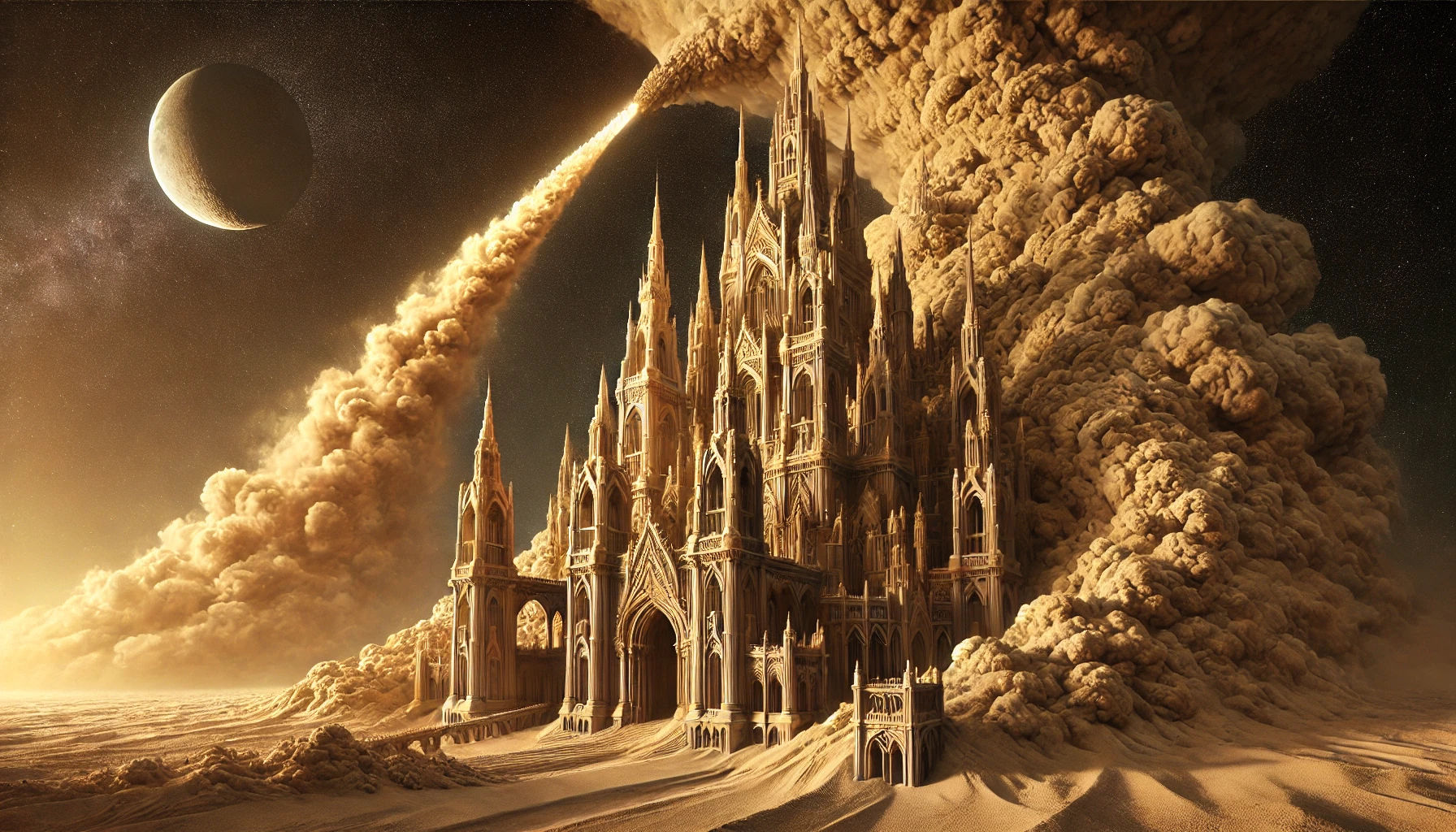 The grand sandcastle... 