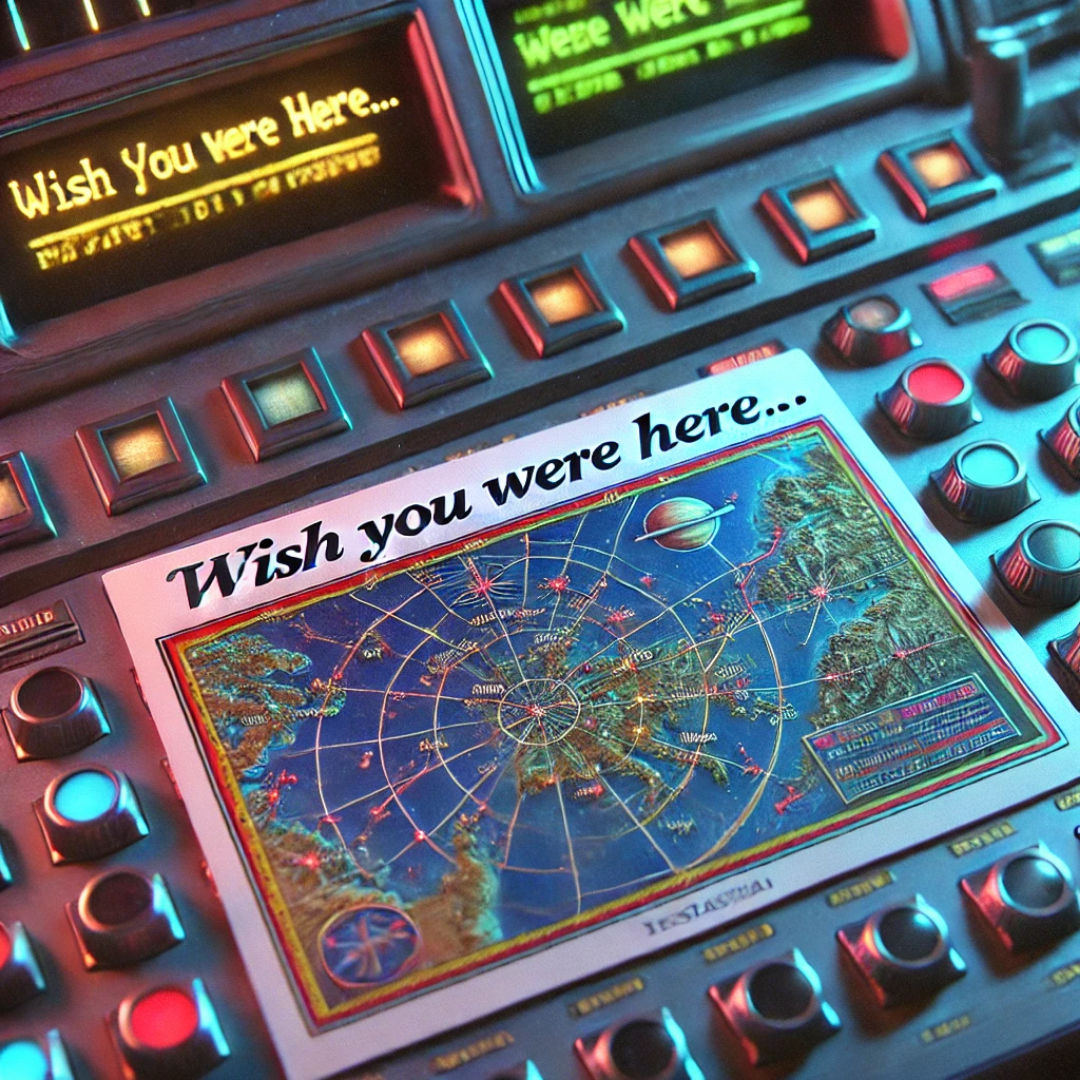 A postcard if a galactic map v3