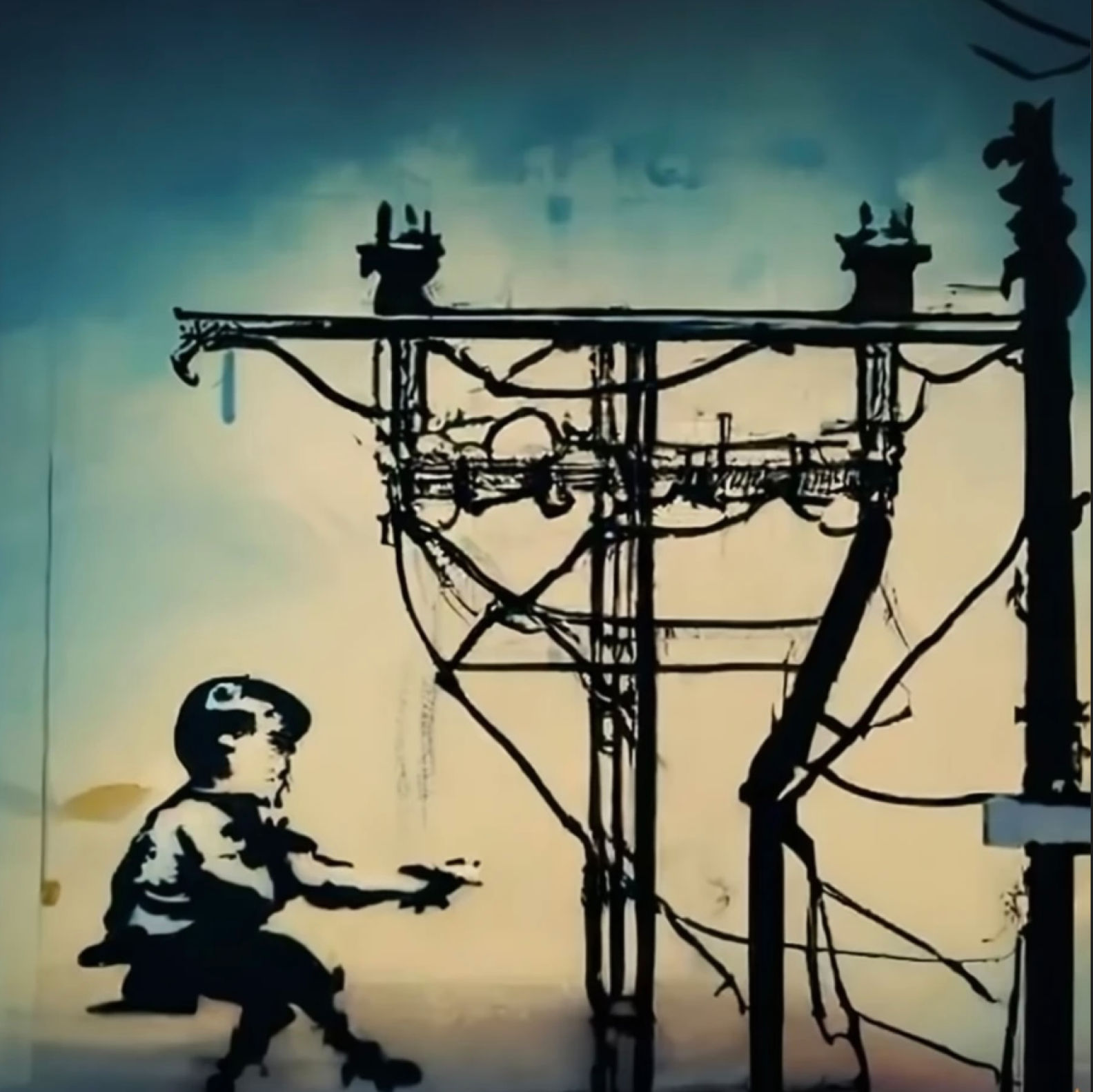 she was 1900s photograph banksy pop art modern art underground comix street art poster film noir