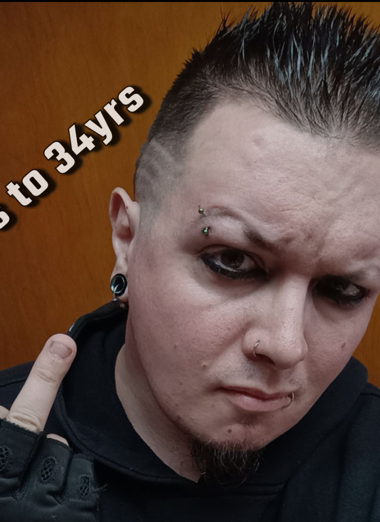 cyberpunk 2099 blade runner 2049 neon cyberpunk 2099 blade runner 2049 neon  make him a clown with black and white  face paint and a black c...