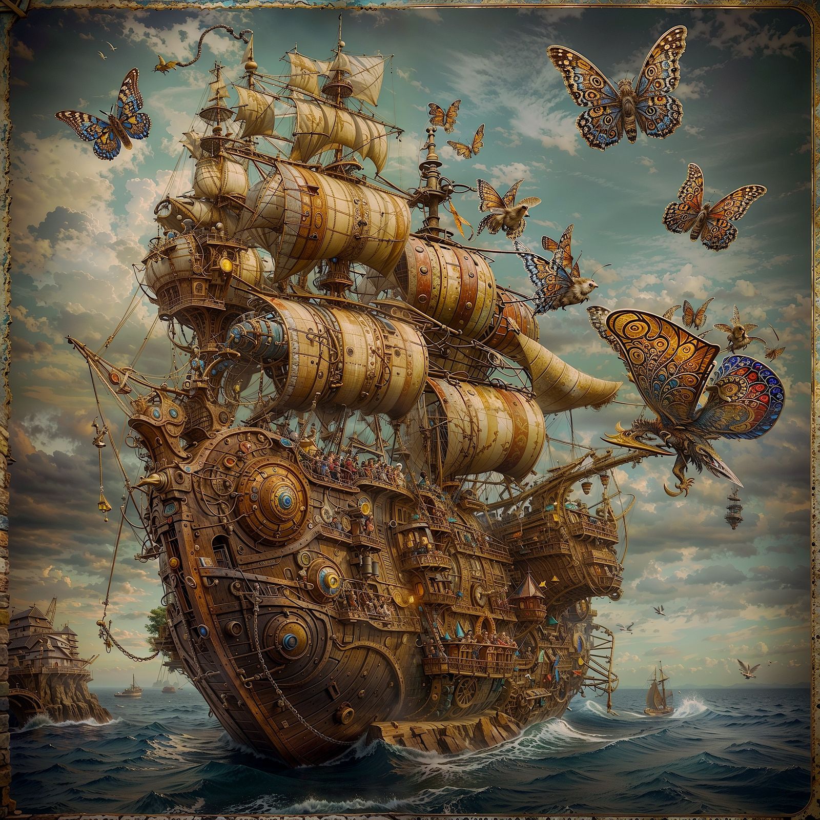 A sea cruise towards unknown lands