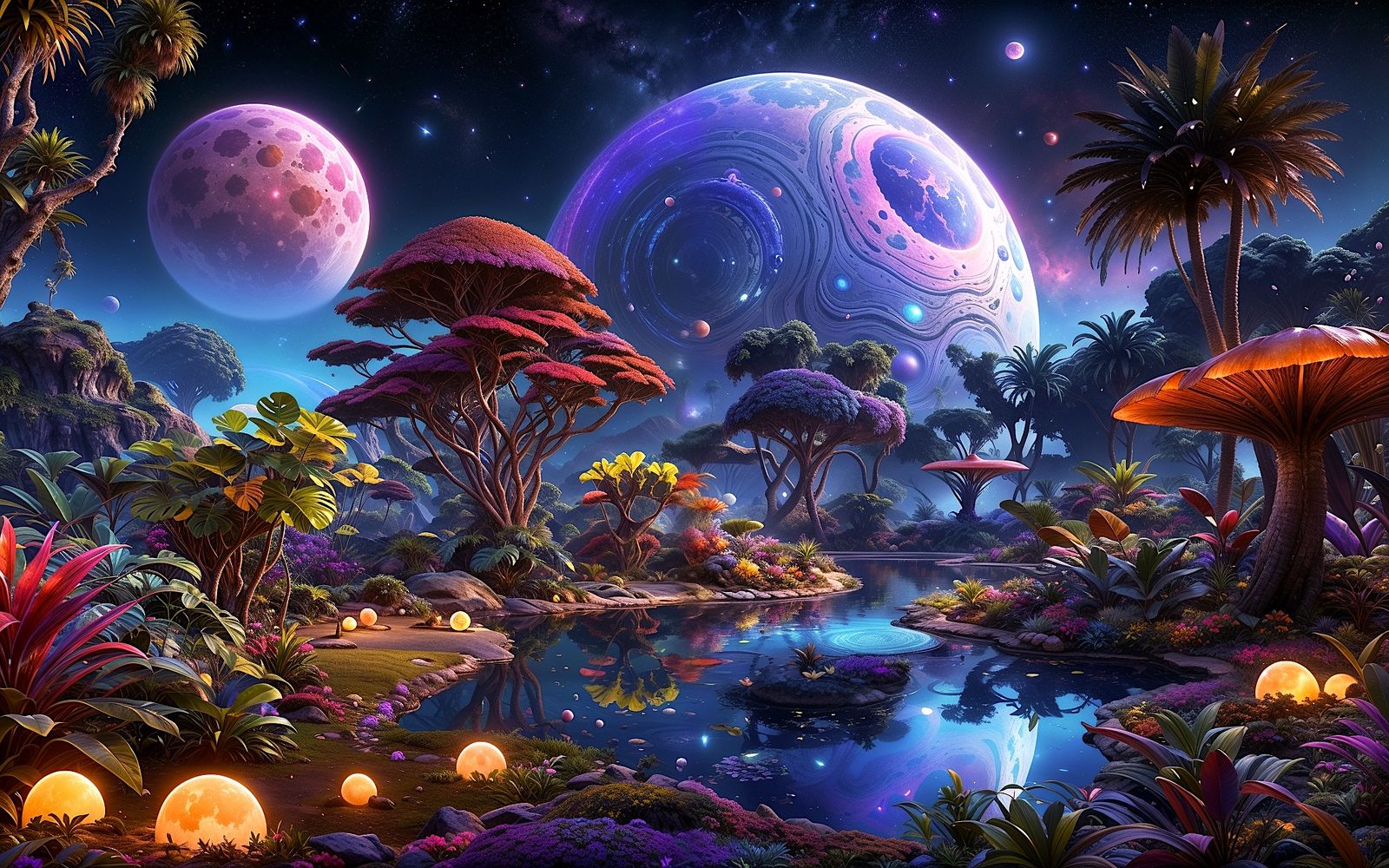 On an alien planet...