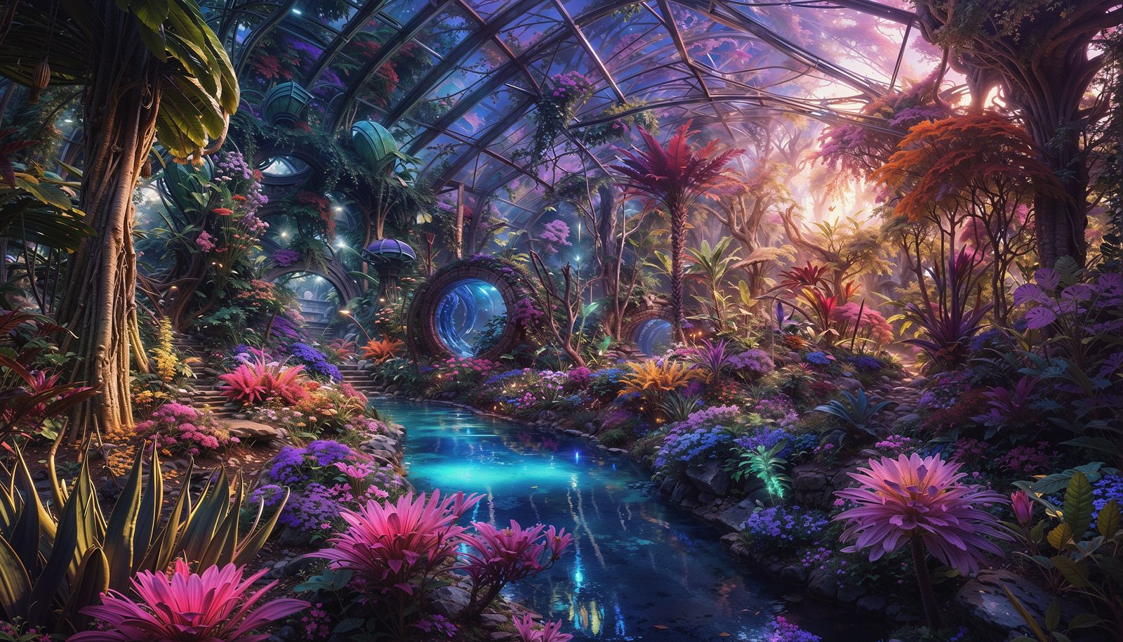 Inside my greenhouse