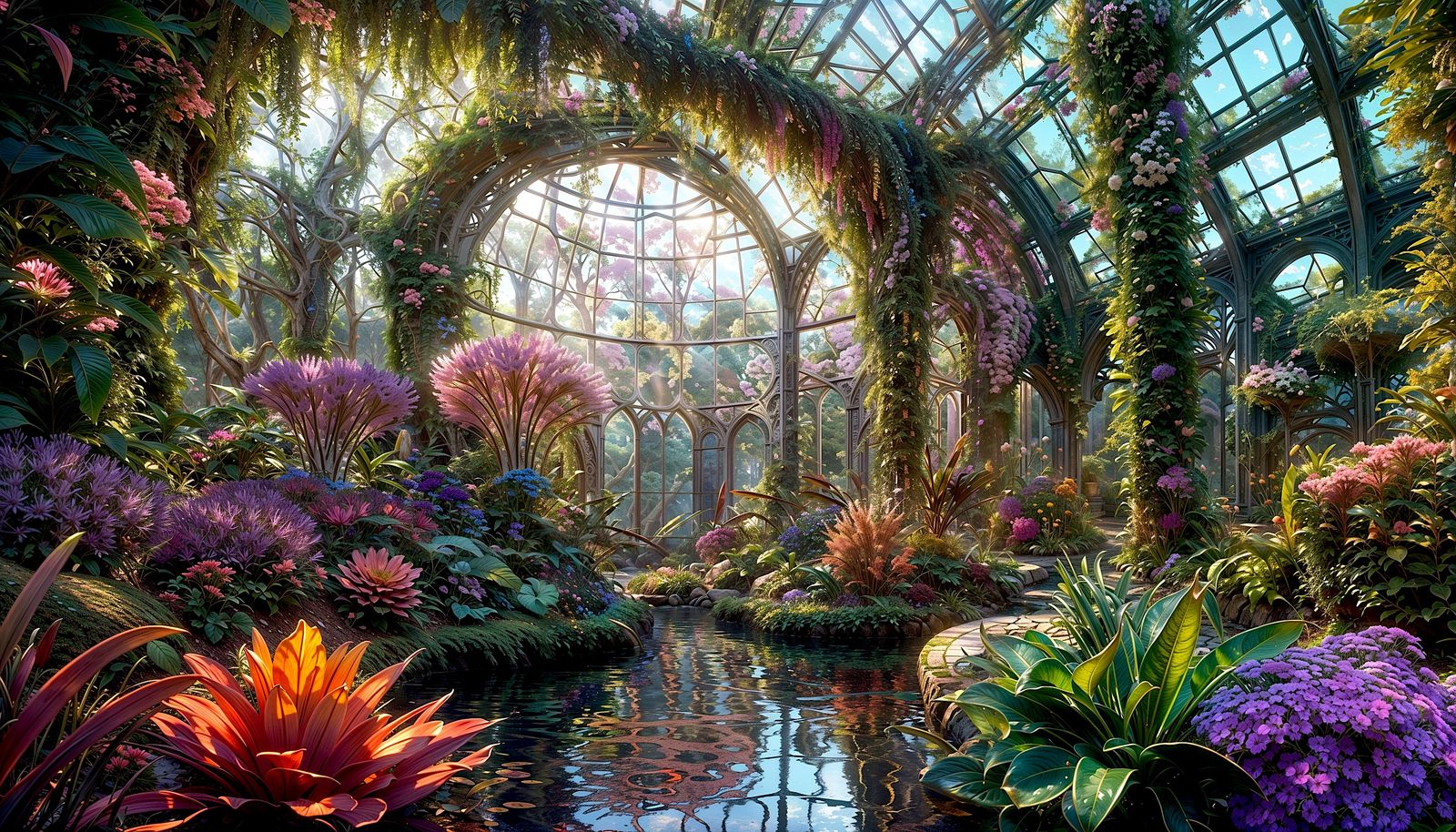 Inside my greenhouse