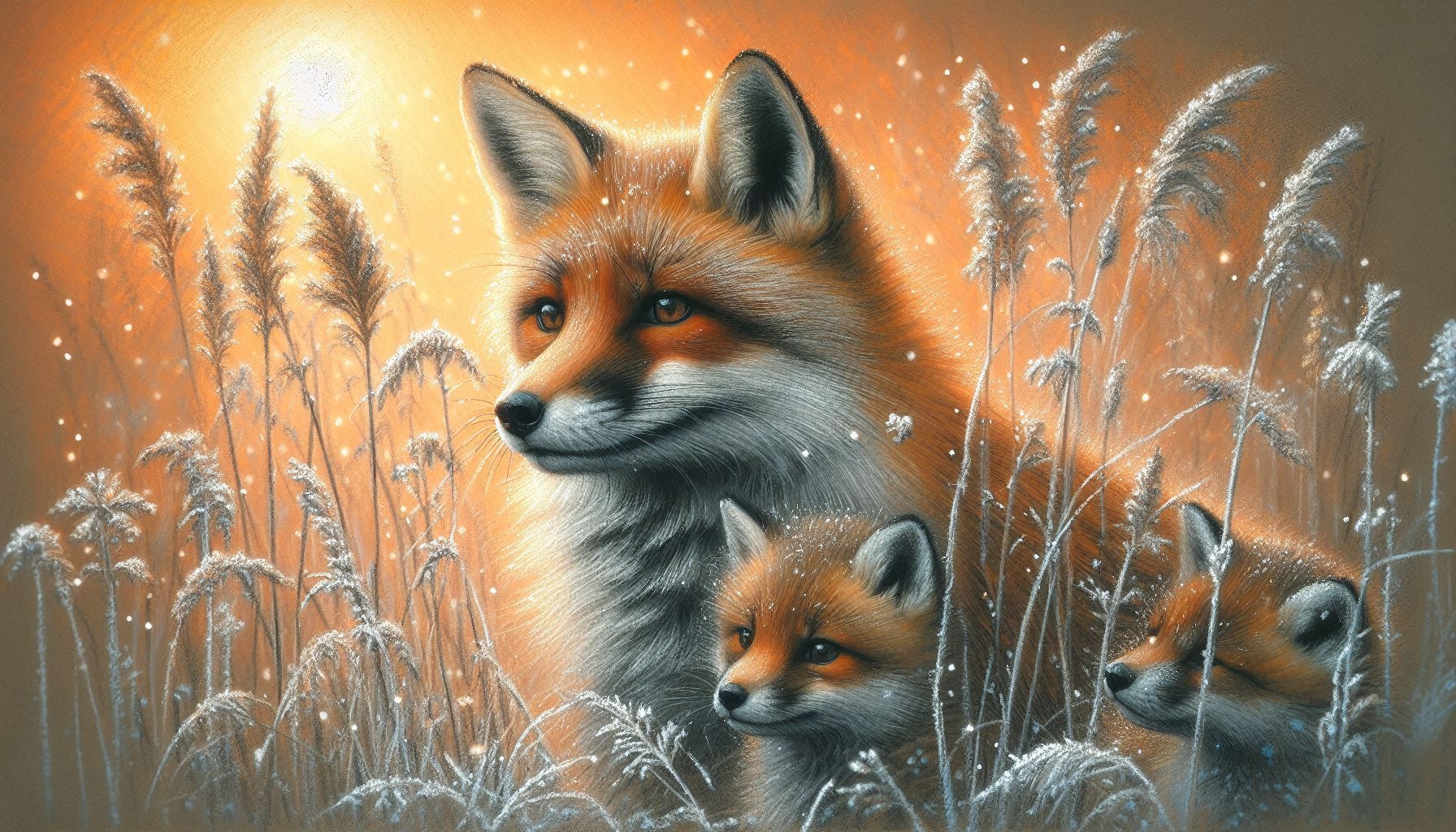 soft morning with the kids