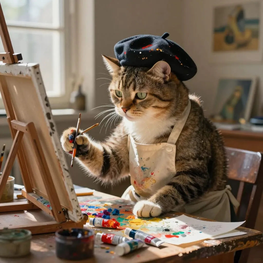Painter Cat