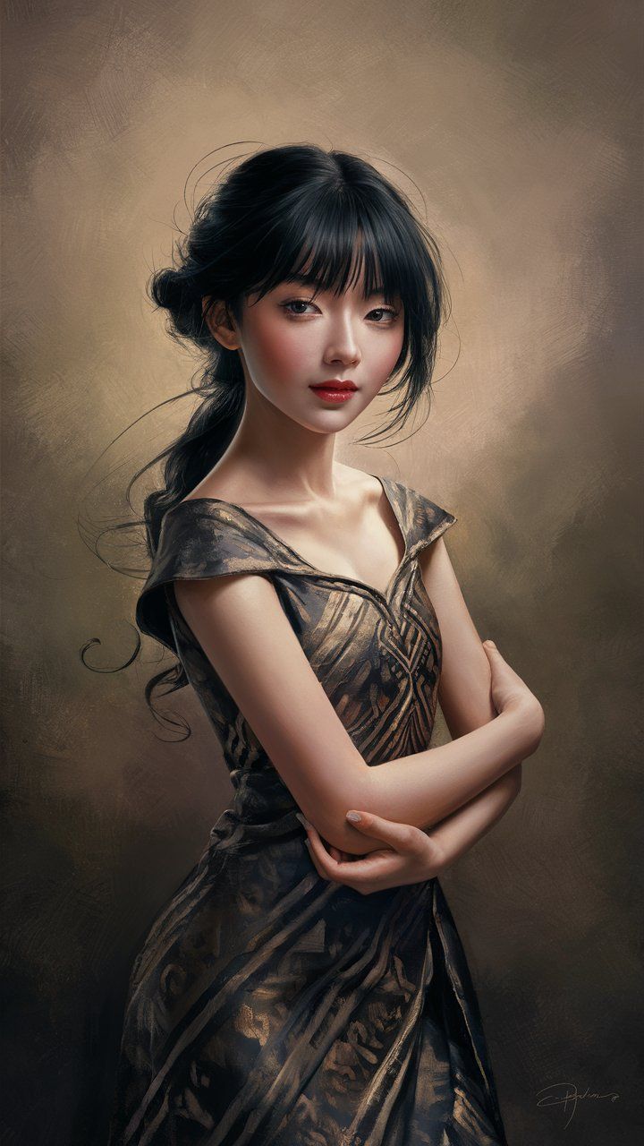 Portrait of a young woman 