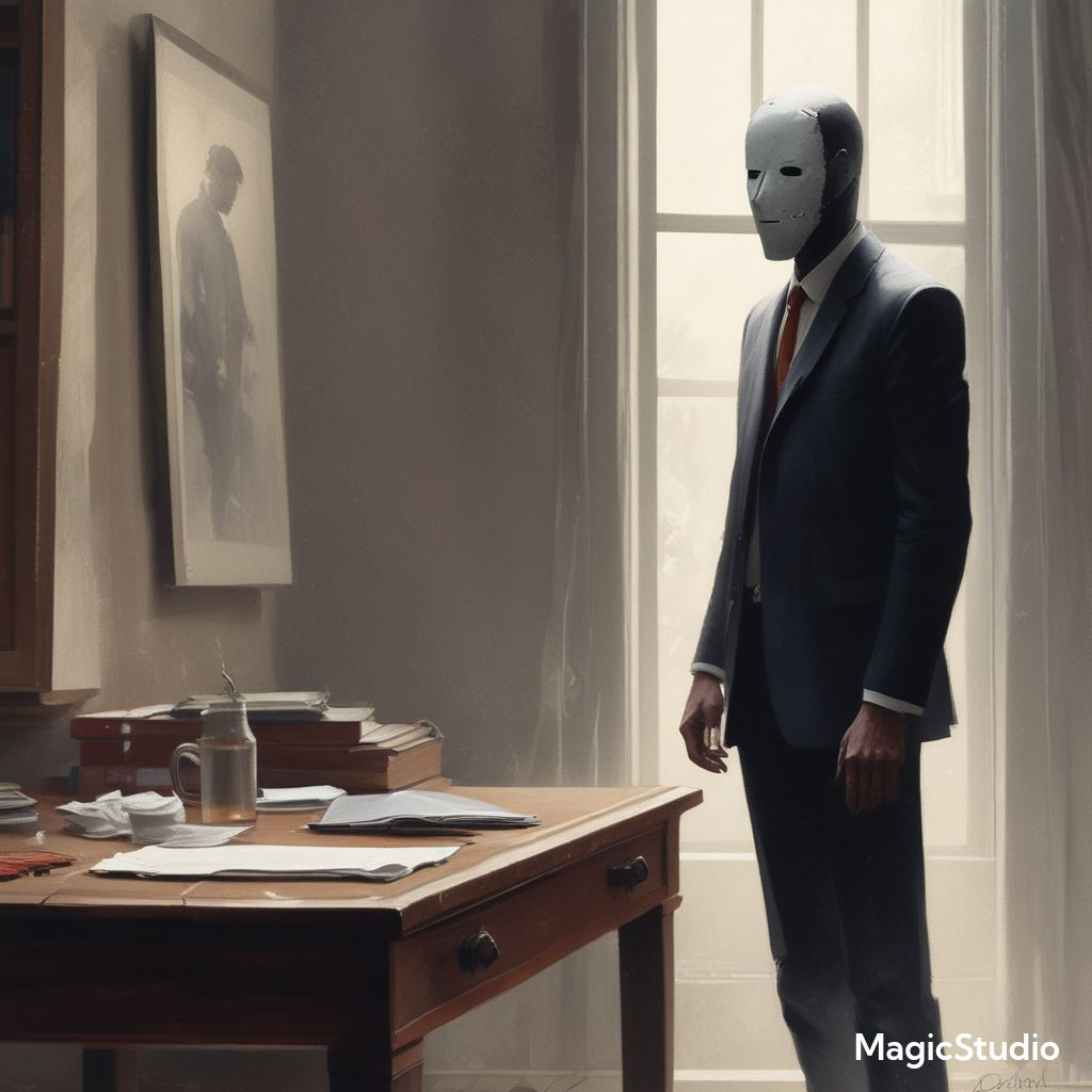 The dilema of a faceless man